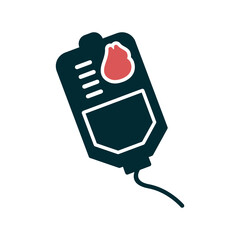 Poster - Blood bag Icon