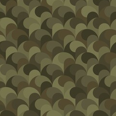 Sticker - Abstract seamless pattern olive colored background vector illustration