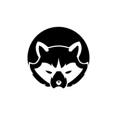 Wall Mural - Fox head vector illustration icon