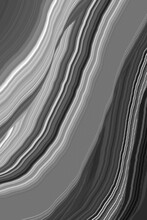 Close Up Of The Gray Scale Striped Flowing Abstract Background