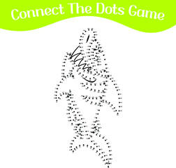 connect the dots draw game kids puzzle work sheet