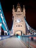 Fototapeta Londyn - Tower Bridge by river thames in London, england, UK