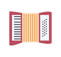 Sticker - accordion musical instrument