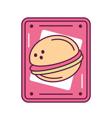 Sticker - fast food label