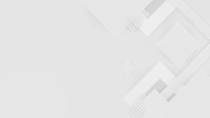 Abstract white gray background. Vector abstract graphic design banner pattern presentation background web template.