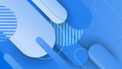 Abstract light blue background. Vector abstract graphic design banner pattern presentation background web template.