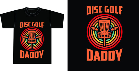 Canvas Print - Funny Vintage Disc Golf T-shirt Design 