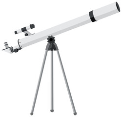 Wall Mural - telescope with tripod stand