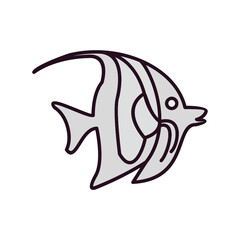 Sticker - Butterfly Fish Icon