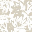 © Siu-Hong Mok - Tropical Leaf Brush Strokes Seamless Pattern Design -