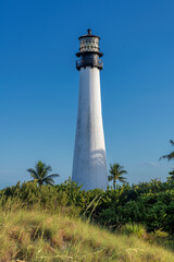 Wall Mural - Cape Florida Lighthouse, Key Biscayne, Miami, Florida, USA