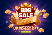Big Sale Pop Up Ads With Coupons