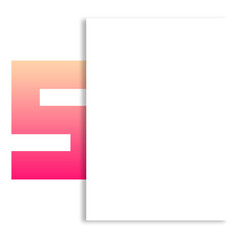 Sticker - gradient number text box