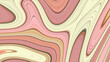Leinwandbild Motiv Wooden surface geometric abstract dynamic fluid shapes. Backdrop pastel colors pattern composition.