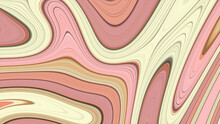 Wooden Surface Geometric Abstract Dynamic Fluid Shapes. Backdrop Pastel Colors Pattern Composition.
