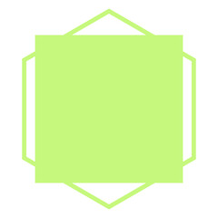 colorful geometric frame