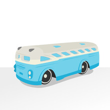 VW Combi Logo Illustration For Volkswagen Car Club Or Community, Stance Modification Low Rider Style