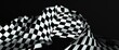 © vegefox.com - Checkered flag, race flag background 3d.