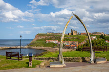 Whale Bone Arch In Whitby, North Yorkshire