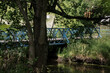 Zdjęcie mostu łączącego dwa parki obok siebie. Starogard Gdański, Poland AfterFotoJpg 