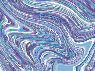  abstract blue fluid wave pattern background like a marble , greeting card or fabric