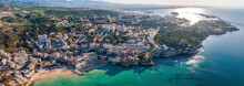 Aerial View Of The Capital Of Mallorca - Palma De Mallorca In Spain.