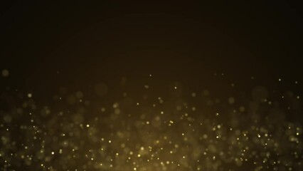 Wall Mural - golden glitter stars motion graphics