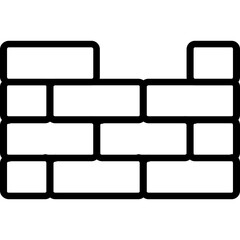 Sticker - Brick Wall Icon