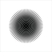 Mandala, Circle Shape Made From Eight Point Star Shape. Vector Illustration