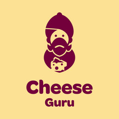 Wall Mural - Cheese Guru Logo