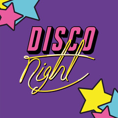 Sticker - 90s disco night