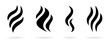 Smoke icon vector set. Steam symbol illustration.