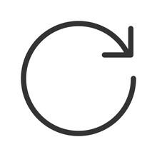 Retry Symbol Vector Icon