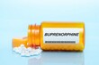 Buprenorphine Drug In Prescription Medication  Pills Bottle