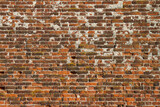 Fototapeta Do pokoju - The texture of an old red brick wall. Background. Copy Space