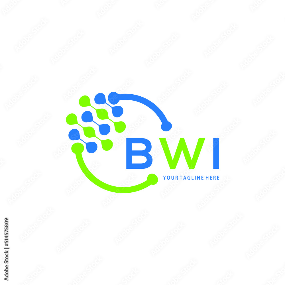 BWI logo design initial creative letter logo.BWI unique letter logo design.
BWI vector logo simple, elegant and luxurious,technology logo shape.