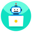 © Vectorslab - An icon design of talk bot