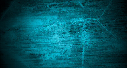 Blue concrete scary for background. Dark blue wall halloween background concept. Horror cement texture