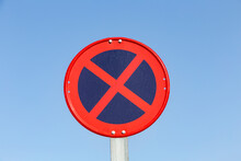Traffic Sign No Stopping At Any Time