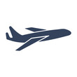 Airplane sign vector icon. Airport plane illustration. Business 