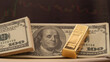 accumulate, american, analyze, bank, banking, business, buy, cash, concept, direction, dollar, dollars, economics, economy, exchange, finance, financial, found, gold, gold bar, gold dollar, gold vs us