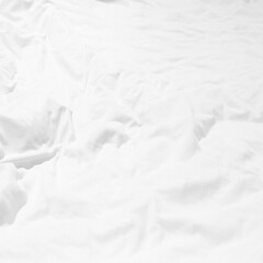 Wall Mural -  white bedding sheets texture for background