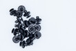 © May_Chanikran - Car retainer clips plastics fasteners kit on white background.