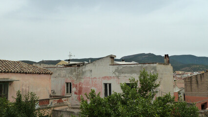 Wall Mural - Paesaggio di paese