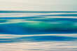 © Hanna Tor - Stormy ocean, abstract seascape, motion blur in bright blue colors
