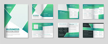 Business Brochure Template And Minimalist Leaflet Company Profile Cover Page Design
