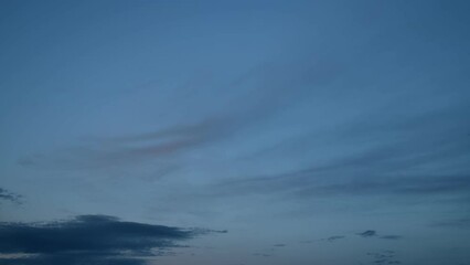 Wall Mural - Beautiful clouds on blue sky, natural backdrop 