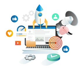 Poster - Digital marketing strategy campaign