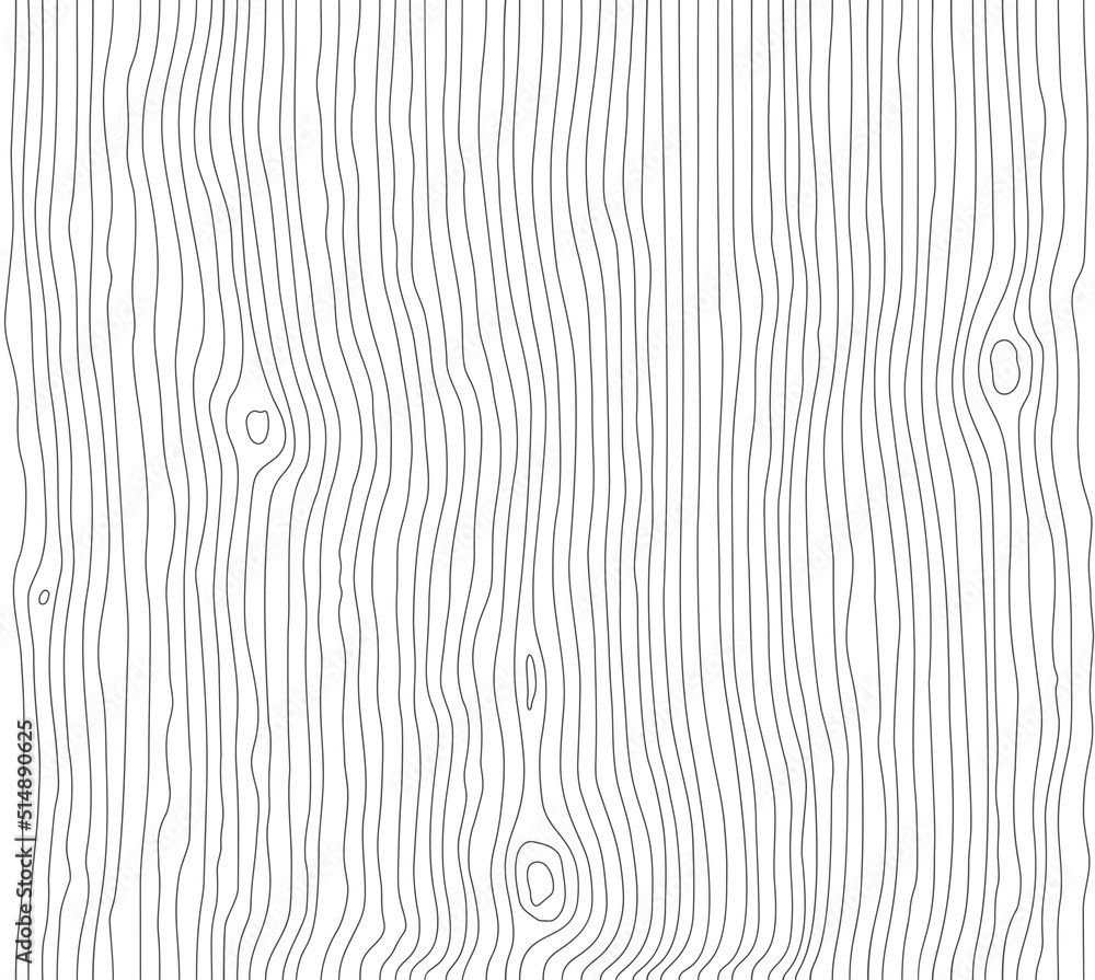 Wood grain white texture. Seamless wooden pattern. Abstract line  background. Tree fiber vector illustration Stock Vector | Adobe Stock, image size:1000x895