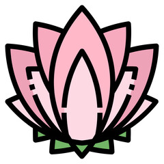 Sticker - lotus